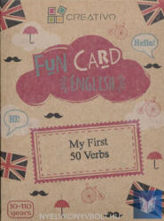 Fun Card English: My First 50 Verbs (ISBN: 9788366122123)