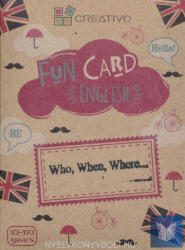Fun Card English: Who, When, Where (ISBN: 9788366122406)