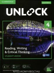 Unlock Level 4 Reading, Writing, & Critical Thinking Student’s Book, Mobil App and Online Workbook with Downloadable Video - Second Edition (ISBN: 9781108667425)
