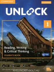 Unlock Level 1 Reading, Writing, & Critical Thinking Student’s Book, Mobil App and Online Workbook with Downloadable Video - Second Edition (ISBN: 9781108681612)