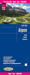 Alpok autótérkép - 2022 (ISBN: 9783831774005)