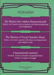 A kamaraének mesterei (ISBN: 9790080140581)