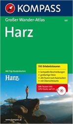 587. Harz, Großer WanderAtlas mit CD túraatlasz Wanderatlanten (2011)