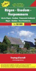 Rügen-Usedom-Vorpommern, Top 10 tipp, 1: 150 000 Freytag térkép DEU 9 (2009)
