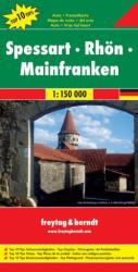 Spessart-Rhön-Mainfranken, Top 10, 1: 150 000 Freytag térkép DEU 10 (2009)