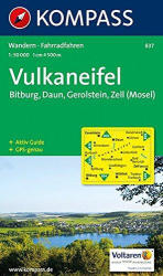 837. Vulkaneifel turista térkép Kompass 1: 50 000 (2011)
