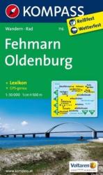716. Fehmarn, Oldenburg turista térkép Kompass (2011)