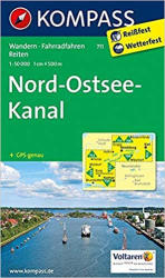 711. NordOstseeKanal turista térkép Kompass (2011)