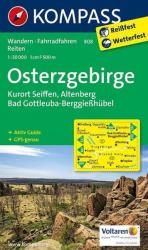 808. Osterzgebirge turista térkép Kompass 1: 50 000 (2011)