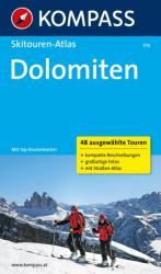 576. Dolomiten, Skitourenatlas túraatlasz Wanderatlanten (2012)