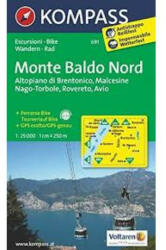 Monte Baldo Észak turistatérkép - KOMPASS 691 (2011)