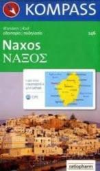 246. Naxos, 1: 40 000 turista térkép Kompass (2008)
