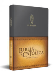 La Biblia Católica: Tama? o Grande, Edición Letra Grande Piel Negra, Con Virgen D E Guadalupe / Catholic Leather Bible. Large Size, Large Print, Color - Biblia de America (ISBN: 9781949061901)