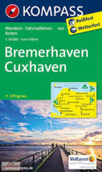 400. Bremerhaven, Cuxhaven turista térkép Kompass (2011)