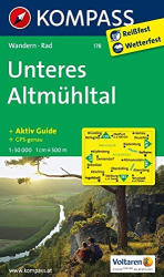 178. Unteres Altmühltal turista térkép Kompass (2011)