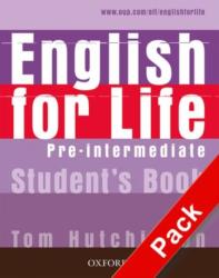 English for Life: Pre-intermediate: Student's Book with MultiROM Pack - Tom Hutchinson (2008)