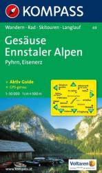 69. Gesäuse, Ennstaler Alpen turista térkép Kompass (2011)