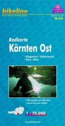 Kelet-Karintia kerékpáros térkép - Radkarte Kärnten Ost (2011)