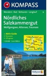 18. Nordliches Salzkammergut turistatérkép Kompass 1: 50 000 (2011)