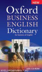 Oxford Business English Dictionary for learners of English: Dictionary and CD-ROM Pack - D. Parkinson (2006)