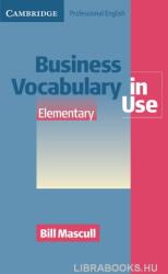 Business Vocabulary in Use Elementary - Bill Mascull (2006)