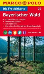 30. Bajor erdő térkép Marco Polo Bayerischer Wald 1: 110 000 (2011)