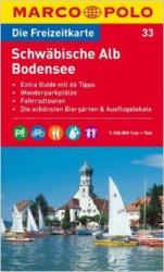 33. Schwäbische Alb Bodensee térkép 1 : 100 000 Marco Polo - neues Buch (2011)