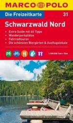 31. Schwarzwald térkép Schwarzwald Nord térkép 1 : 100 000 Marco Polo (2011)