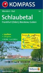 741. Schlaubetal, Frankfurt (Oder), Beeskow, Guben turista térkép Kompass (2006)