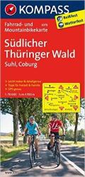 3079. Thüringer Wald Südlicher, Suhl, Coburg kerékpáros térkép 1: 70 000 Fahrradkarten (2011)