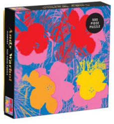 Andy Warhol Flowers 500 Piece Puzzle - Galison (ISBN: 9780735357839)