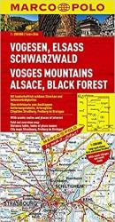 Fekete-erdő térkép Marco Polo 1: 200 000 Schwarzwald térkép (2011)
