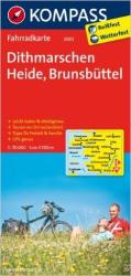 3003. Dithmarschen, Heide, Brunsbüttel kerékpáros térkép 1: 70 000 Fahrradkarten (2011)