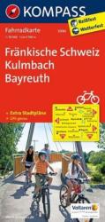 3096. Fränkische Schweiz, Kulmbach, Bayreuth kerékpáros térkép 1: 70 000 Fahrradkarten (2011)