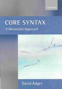 Core Syntax: A Minimalist Approach (2003)