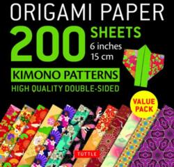 Origami Paper 200 sheets Kimono Patterns 6 (15 cm) - Tuttle Publishing (ISBN: 9780804850803)