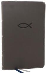 NKJV, Thinline Bible Youth Edition, Leathersoft, Gray, Red Letter Edition, Comfort Print (ISBN: 9780785225782)