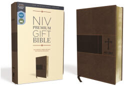Niv, Premium Gift Bible, Leathersoft, Brown, Red Letter Edition, Comfort Print - Zondervan (ISBN: 9780310094067)