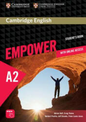 Cambridge English Empower Elementary Student's Book with Online Assessment and Practice, and Online Workbook - Adrian Doff, Craig Thaine, Herbert Puchta, Jeff Stranks, Peter Lewis-Jones (ISBN: 9781107466302)