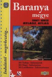 Baranya megye - vármegye atlasz HiSzi Map (2009)