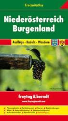 Alsó-Ausztria - Burgenland szabadidőatlasz 1: 50 000-1: 200 000 Freytag térkép FA NOEB (2007)