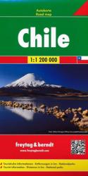 Chile térkép 1: 2 000 000 Freytag térkép (2006)