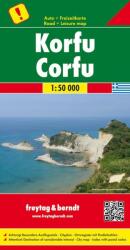 Korfu autótérkép - Freytag (2008)