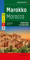Marokkó térkép Freytag 1: 800 000-1: 2 000 000 Marokkó autós térkép (2009)