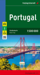Portugália térkép - Freytag (2001)