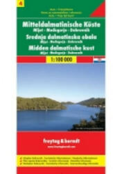 DALMÁTSKÉ POBŘEŽÍ 4 DUBROVNIK MEDJUGORJE MLJET1: 100 000 (2001)