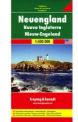New England térkép, 1: 500 000 Freytag térkép AK 171 (2008)