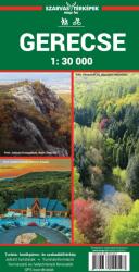 Gerecse turista térkép Szarvas kiadó Gerecse térkép 1: 30 000 (2007)