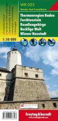 WK 023 Thermenregion Baden, Forchtenstein, Rosaliengebirge , Bucklige Welt, Wiener Neustadt turistatérkép 1: 50 000 (2005)
