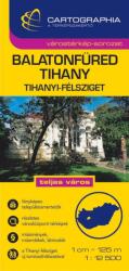 Balatonfüred - Tihany Várostérkép 1: 12.500 (2007)